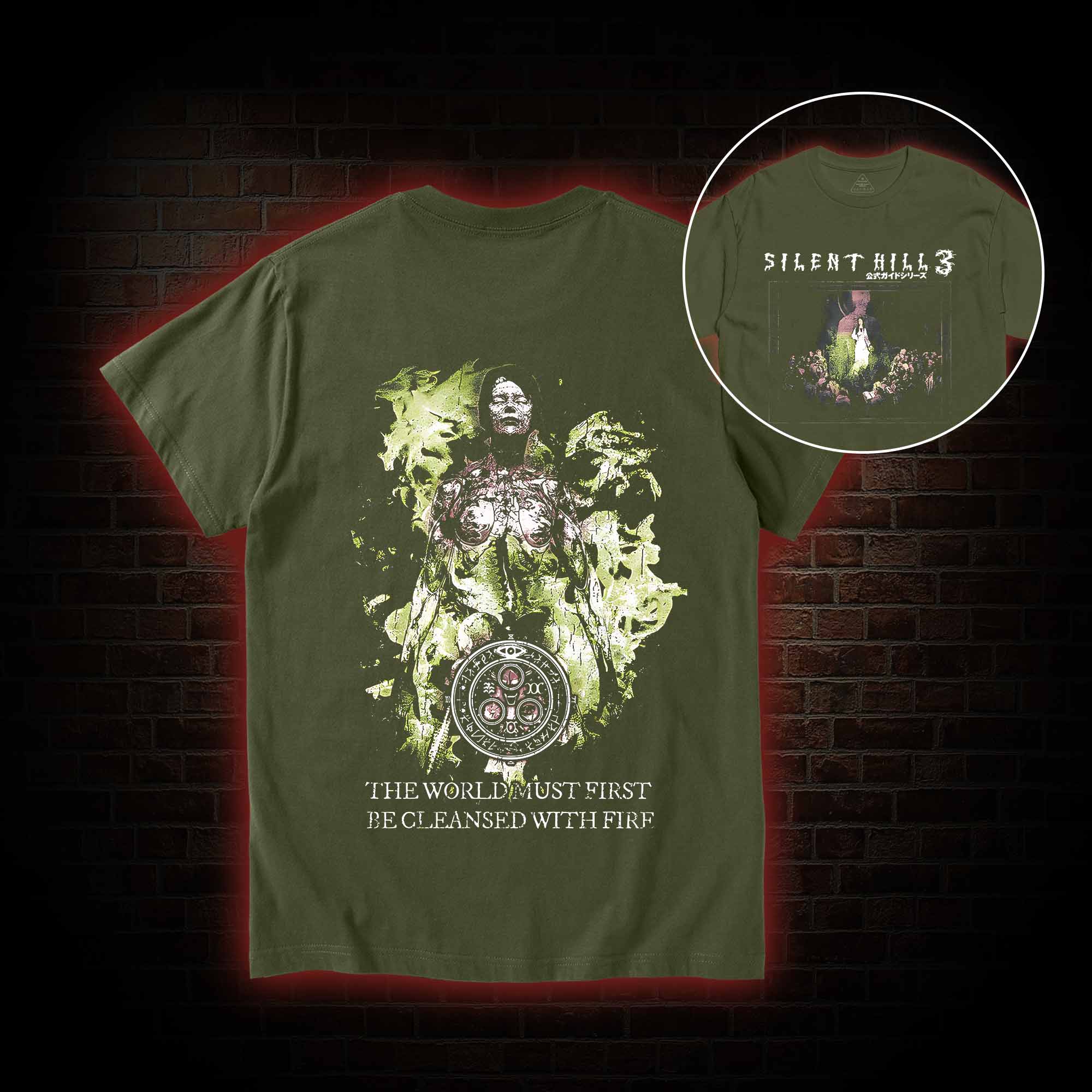 2465 Back Print T-Shirt