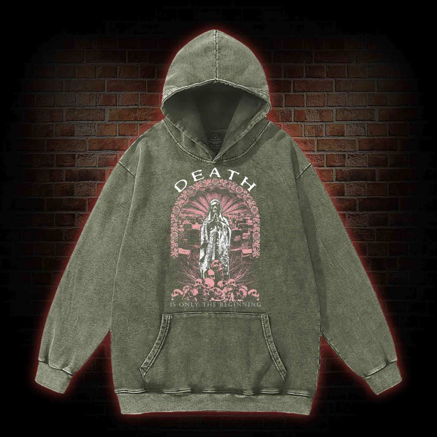Death is Only the Beginning Washed Hoodie