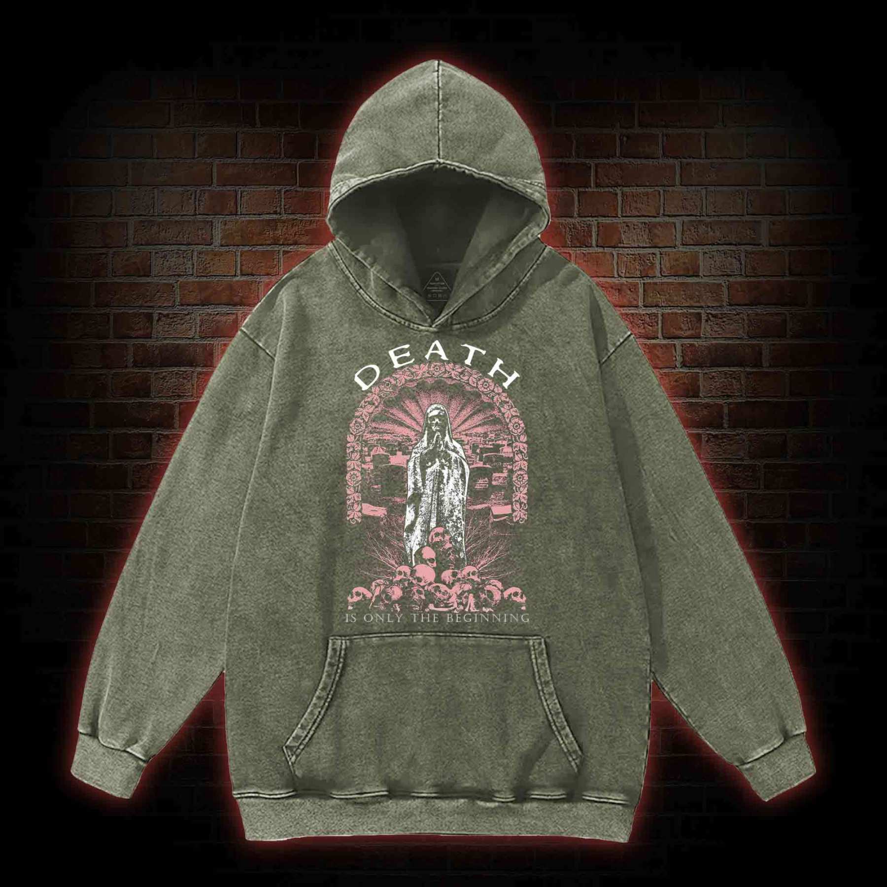 Death is Only the Beginning Washed Hoodie