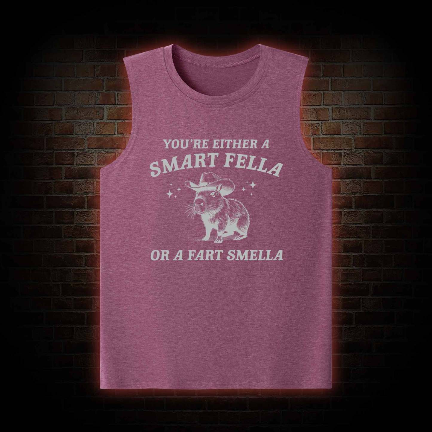 Smart Fella Or Fart Smella Tank Top