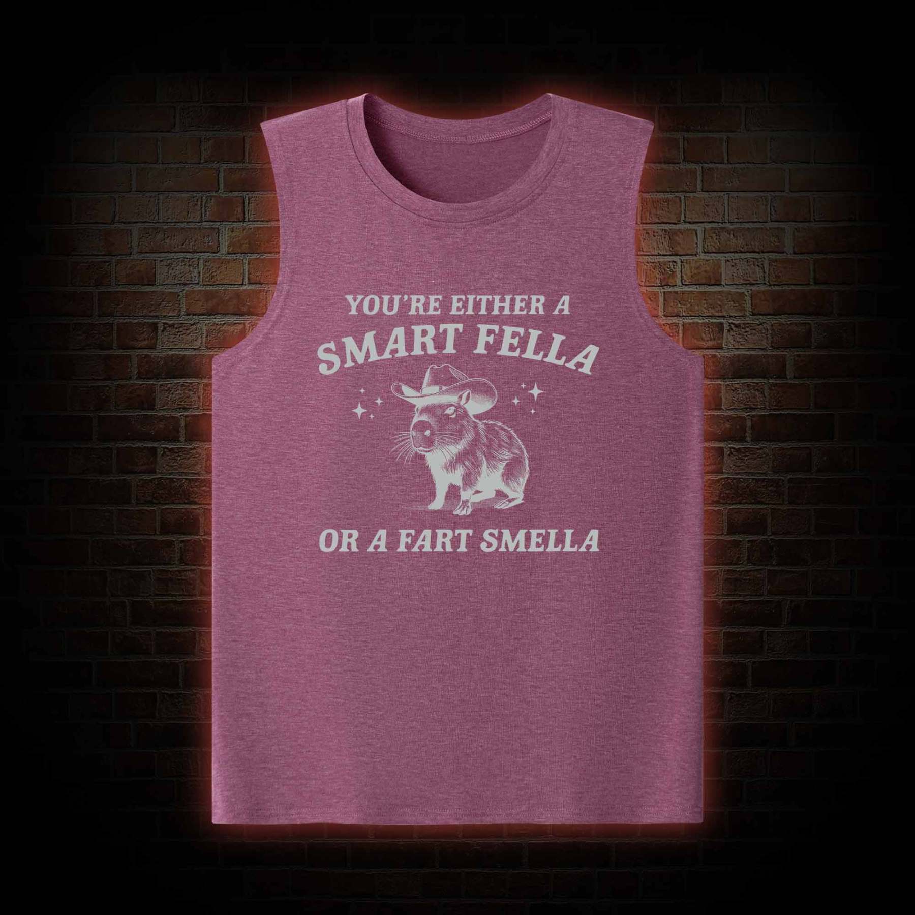 Smart Fella Or Fart Smella Tank Top
