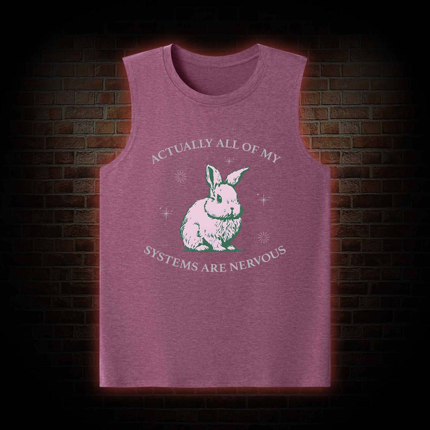 Actually All Of My Systems Are Nervous Tank Top