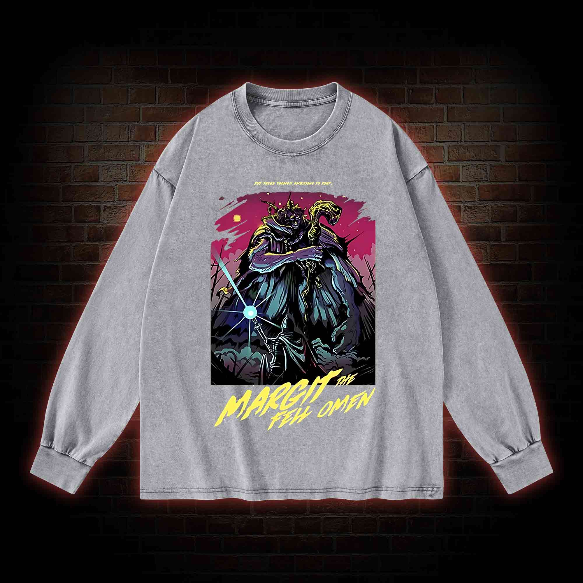 Put These Foolish Ambitions to Rest Washed Long-Sleeve T-shirt