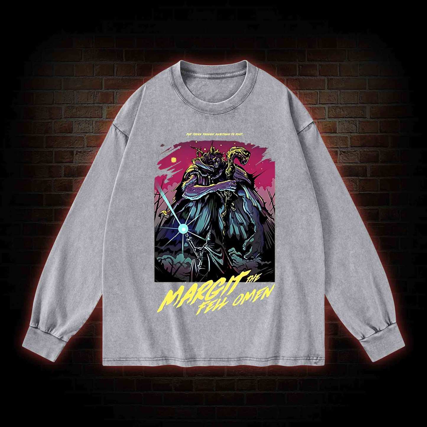 Put These Foolish Ambitions to Rest Washed Long-Sleeve T-shirt