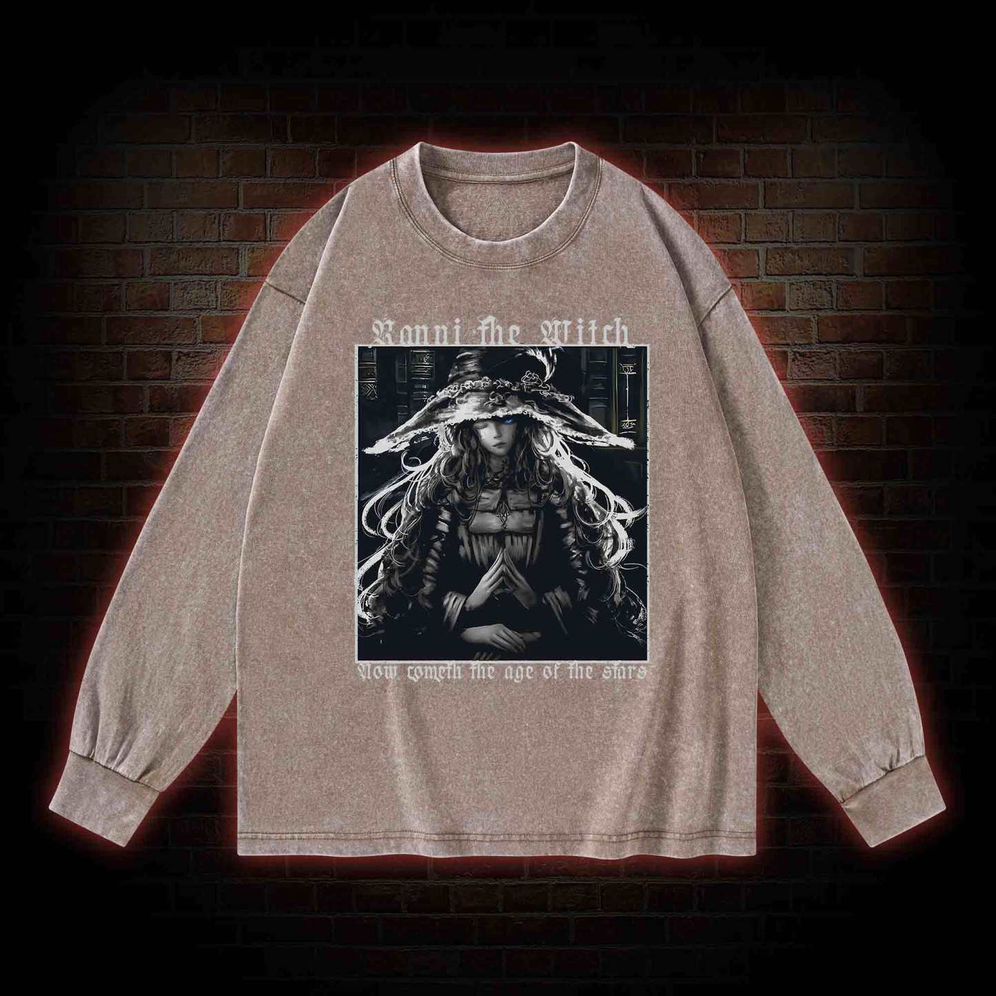 Lunar Princess Washed Long-Sleeve T-shirt