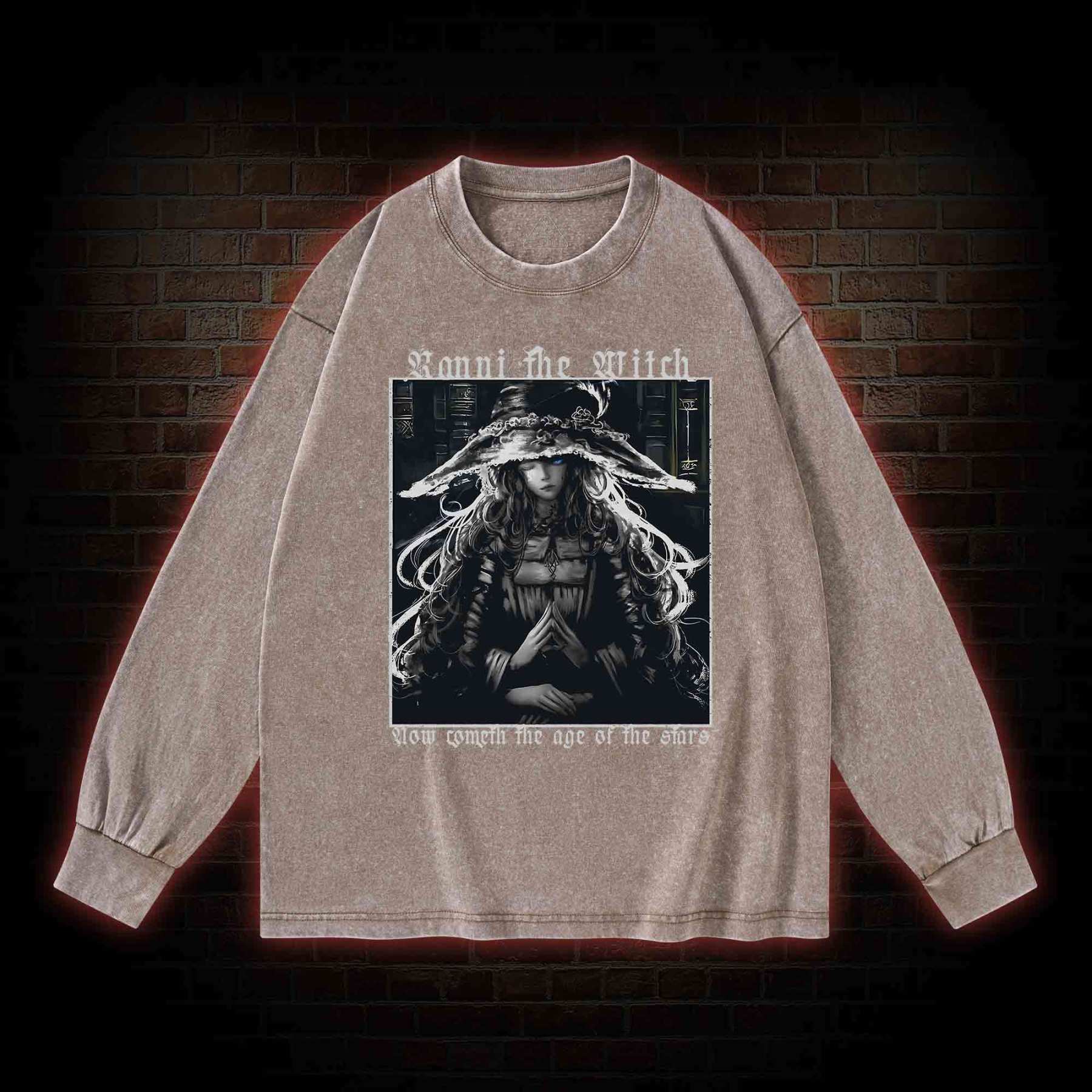 Lunar Princess Washed Long-Sleeve T-shirt