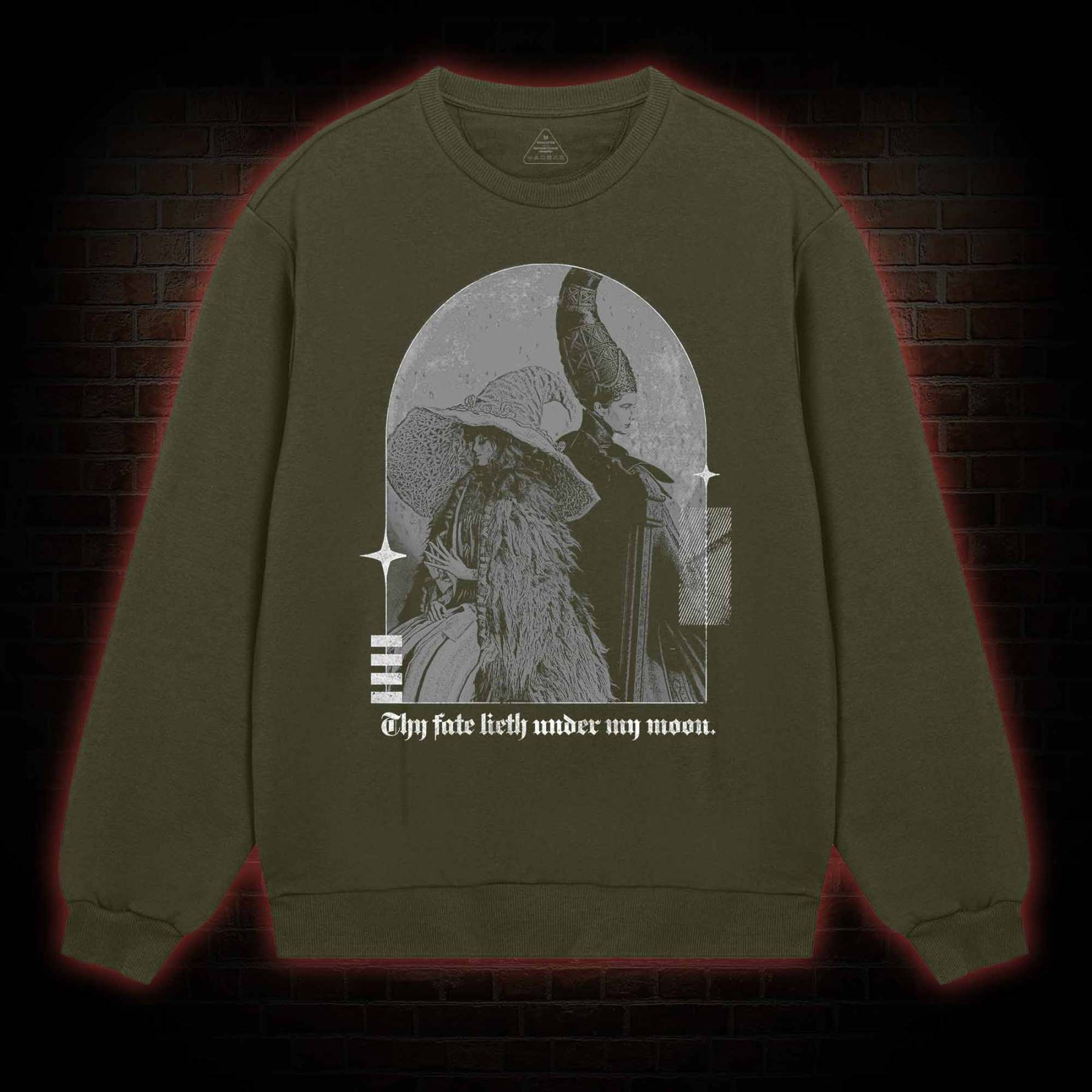 Thy Fate Lieth under My Moon Sweatshirt