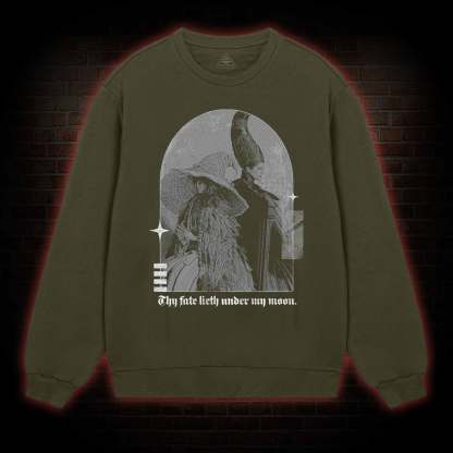 Thy Fate Lieth under My Moon Sweatshirt