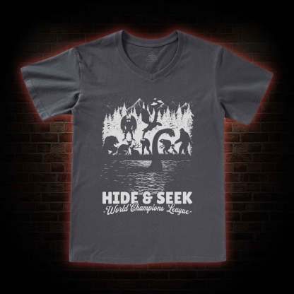 Hide & Seek World Champion League V-Neck Classic T-Shirt