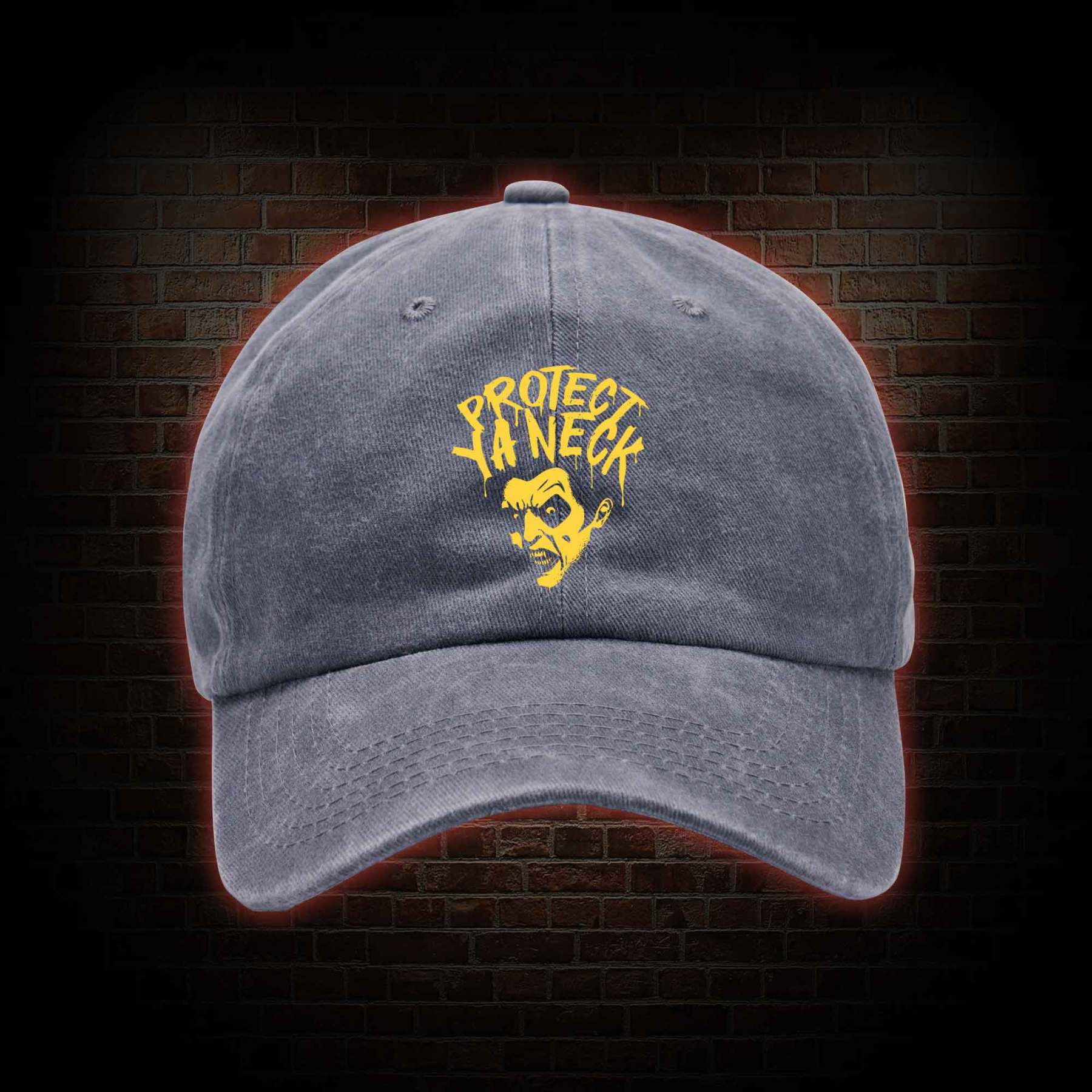 Protect Ya Neck Washed Vintage Baseball Cap