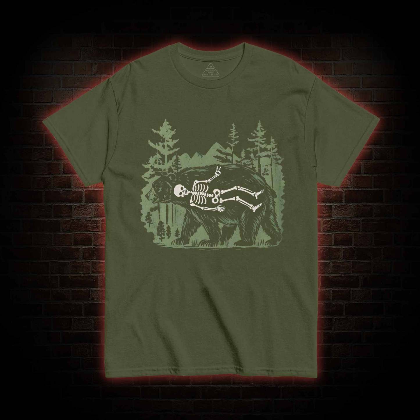 Funny Bear Skeleton T-shirt