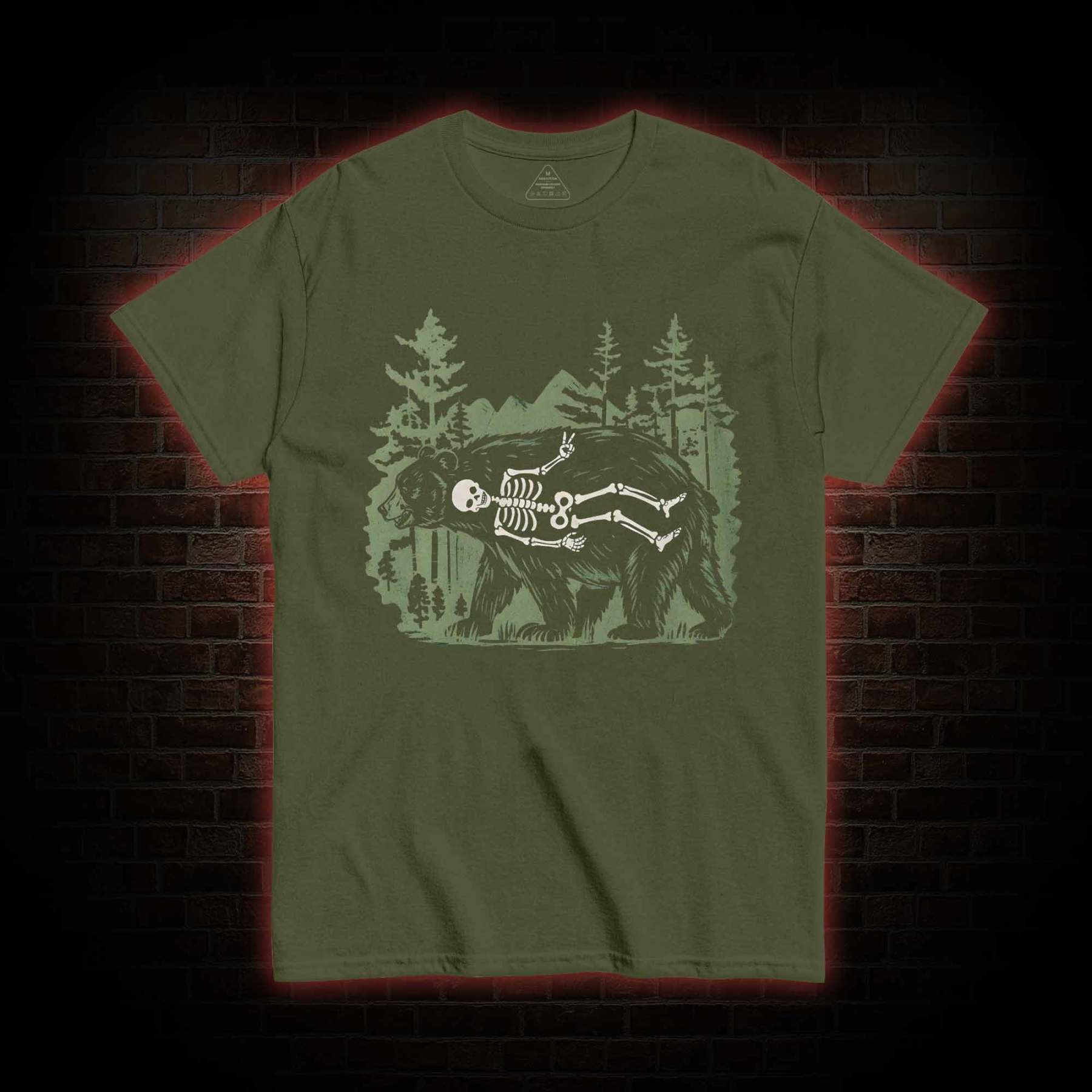 Funny Bear Skeleton T-shirt