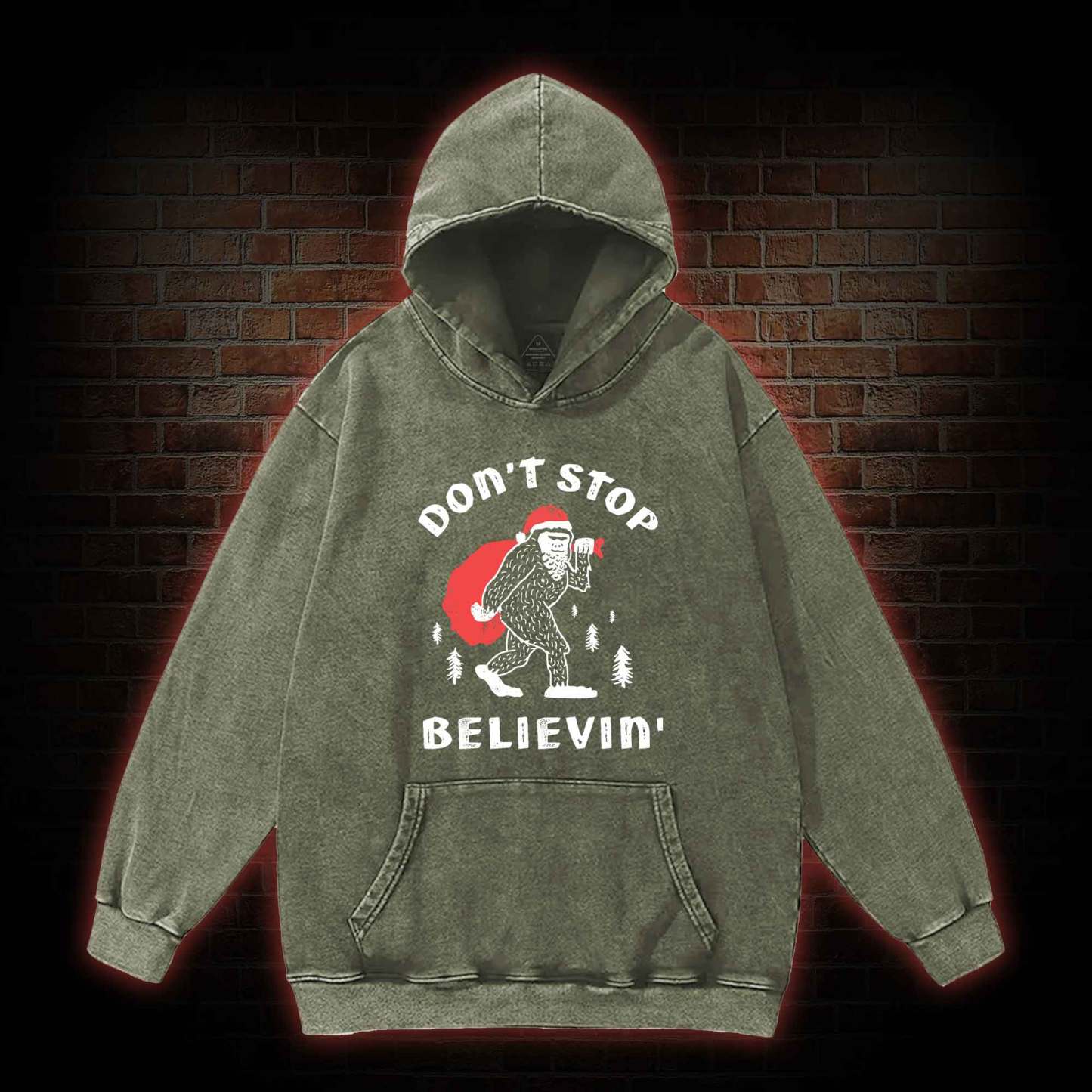 Don't Stop Believin' Washed Hoodie