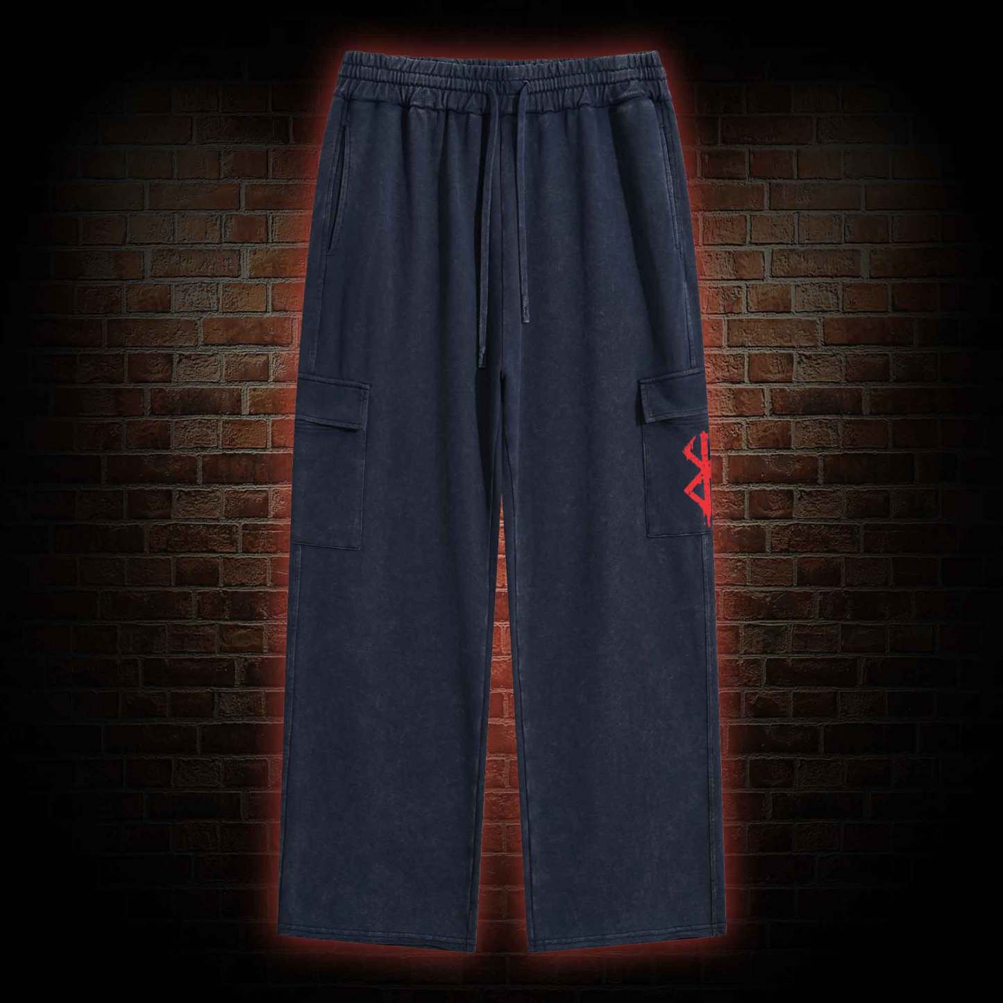 Each Man is Tortured by His Dream Washed Cargo Pants