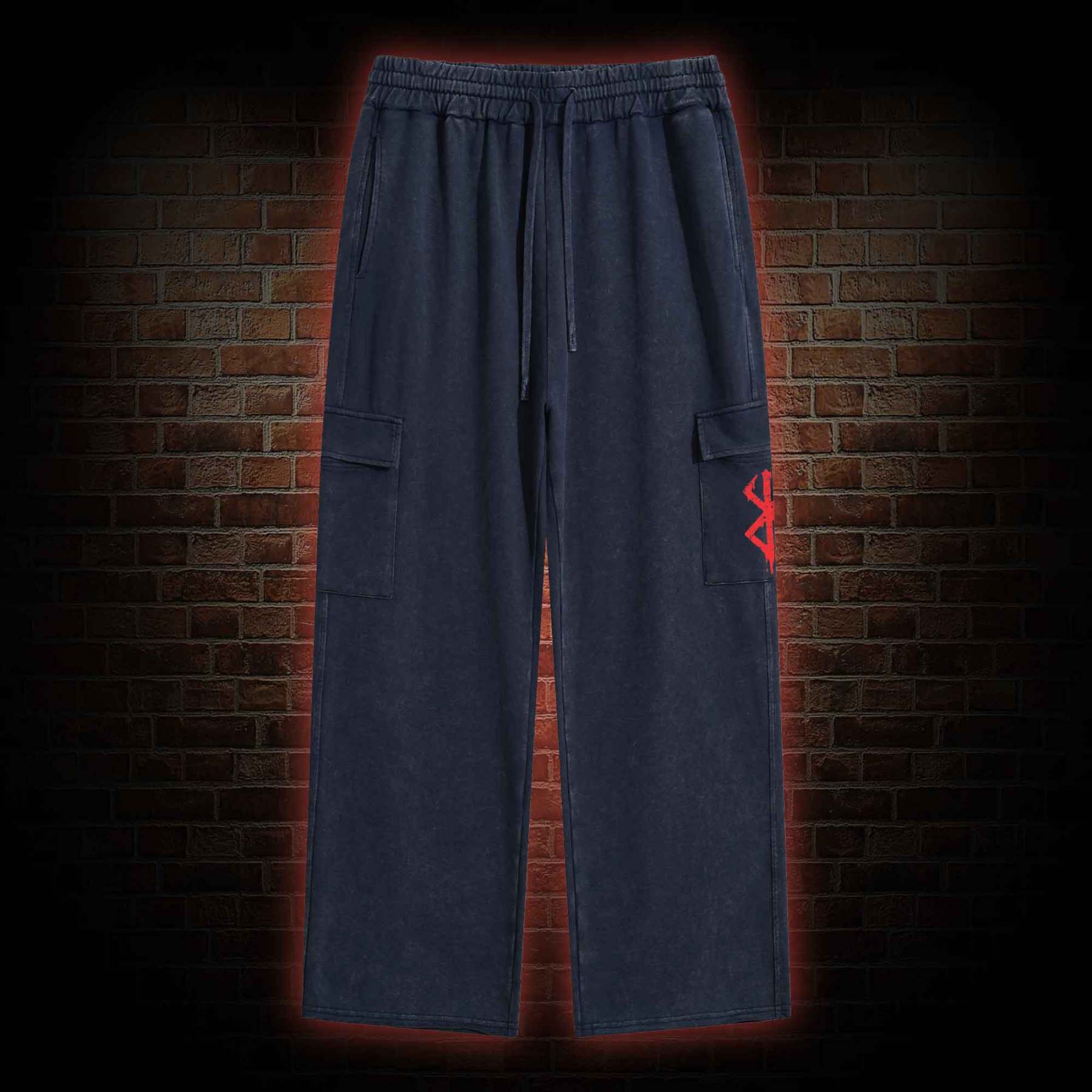 Each Man is Tortured by His Dream Washed Cargo Pants