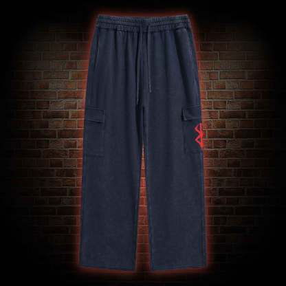 Each Man is Tortured by His Dream Washed Cargo Pants