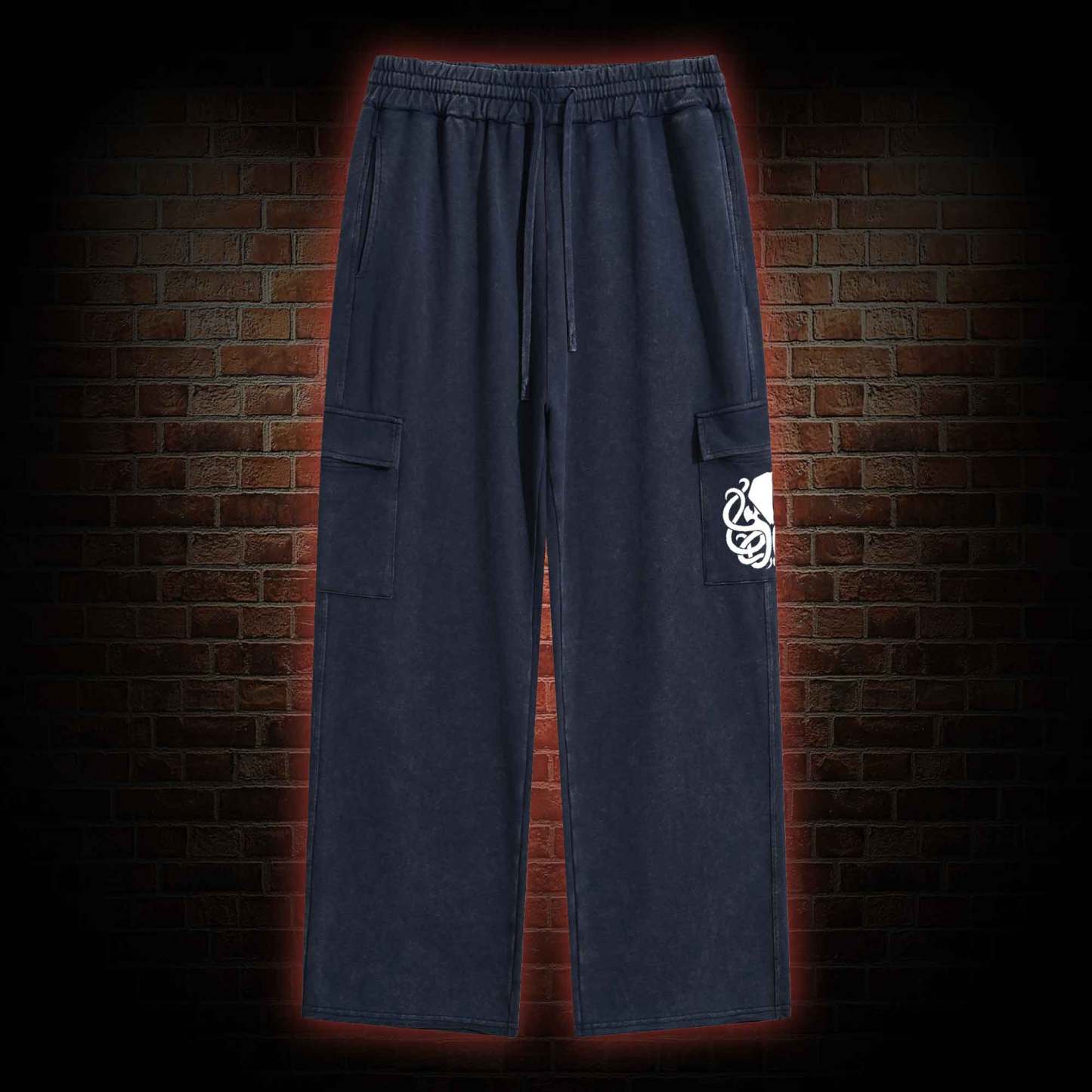 Cthulhu Washed Cargo Pants