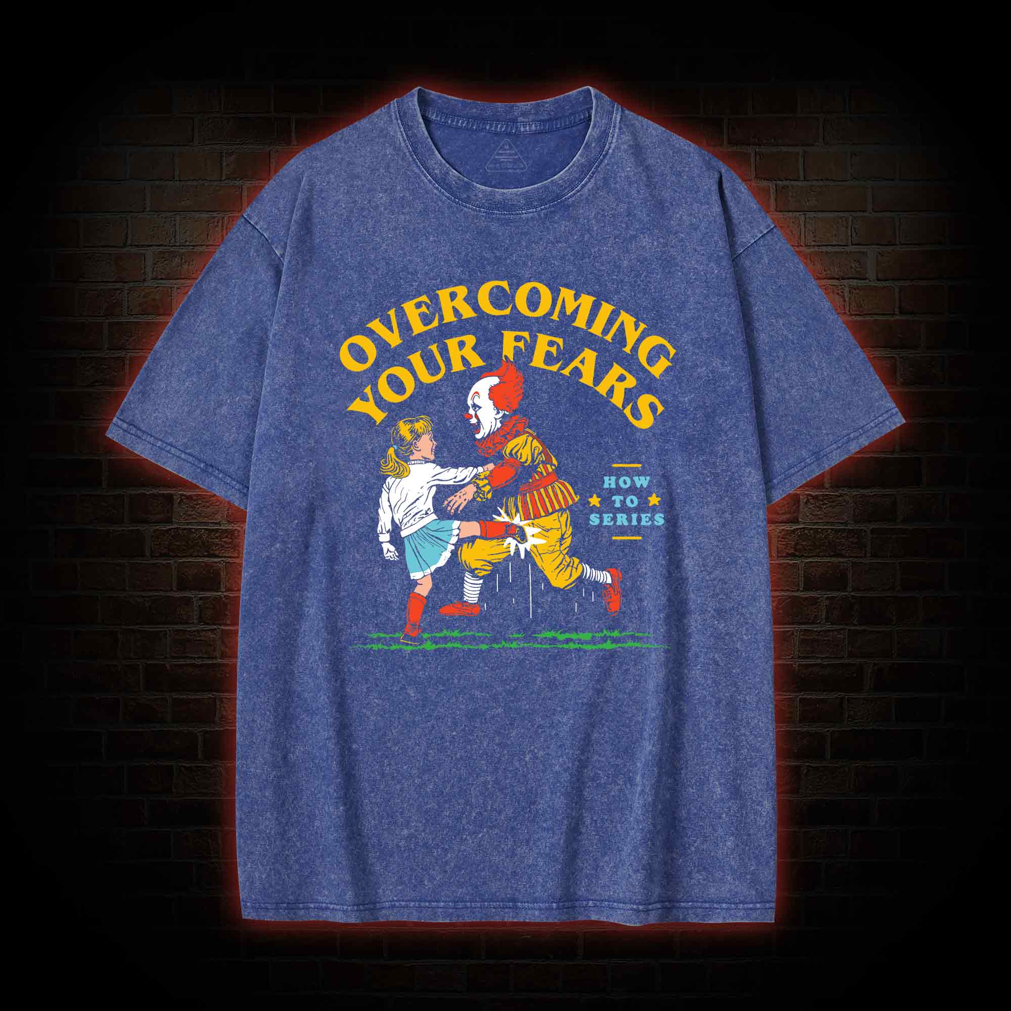 Overcoming Your Fears Washed T-shirt