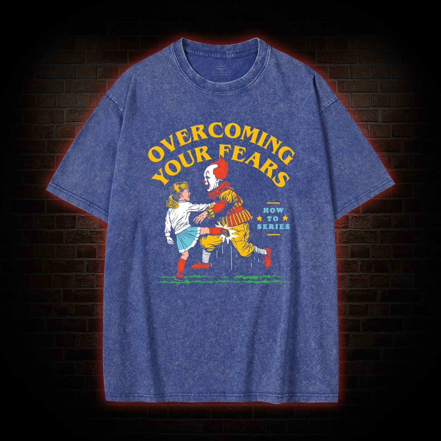 Overcoming Your Fears Washed T-shirt