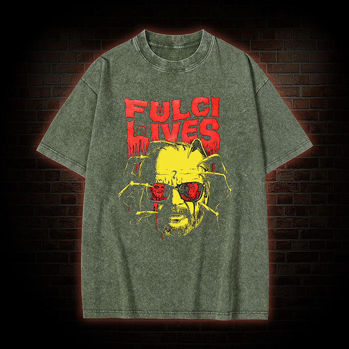 Fulci Lives Washed T-shirt