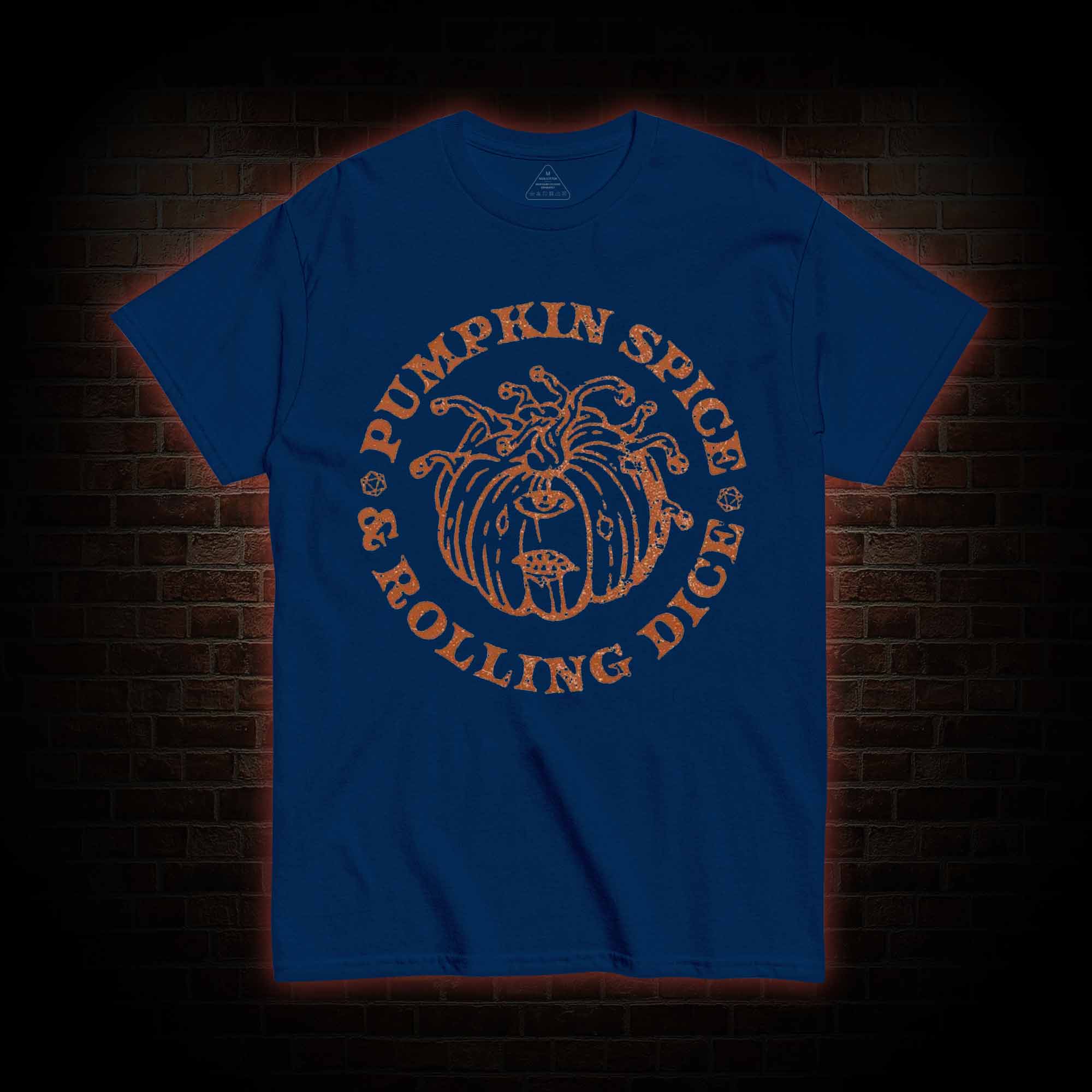 Pumpkin Spice and Rolling Dice T-shirt