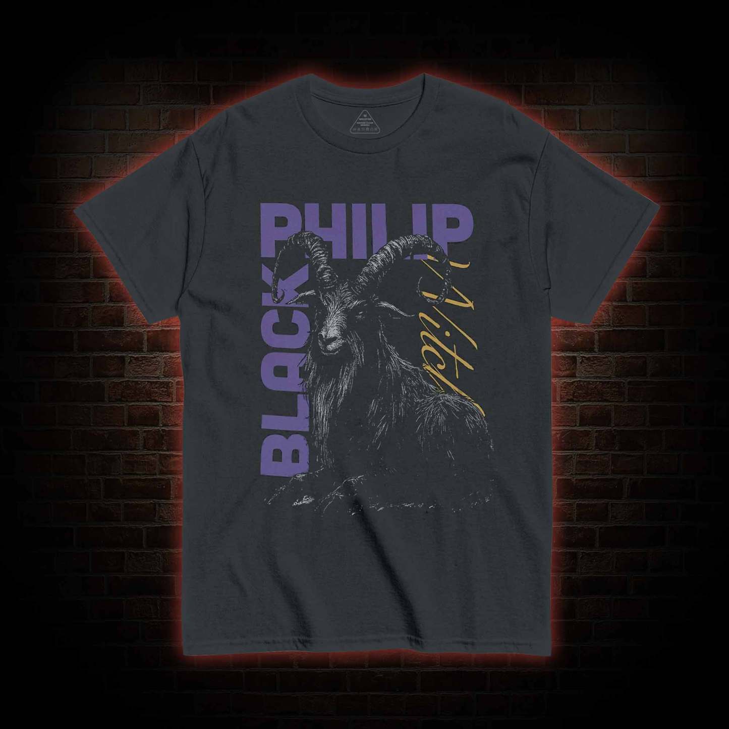 Black Philip Witch Goat T-shirt