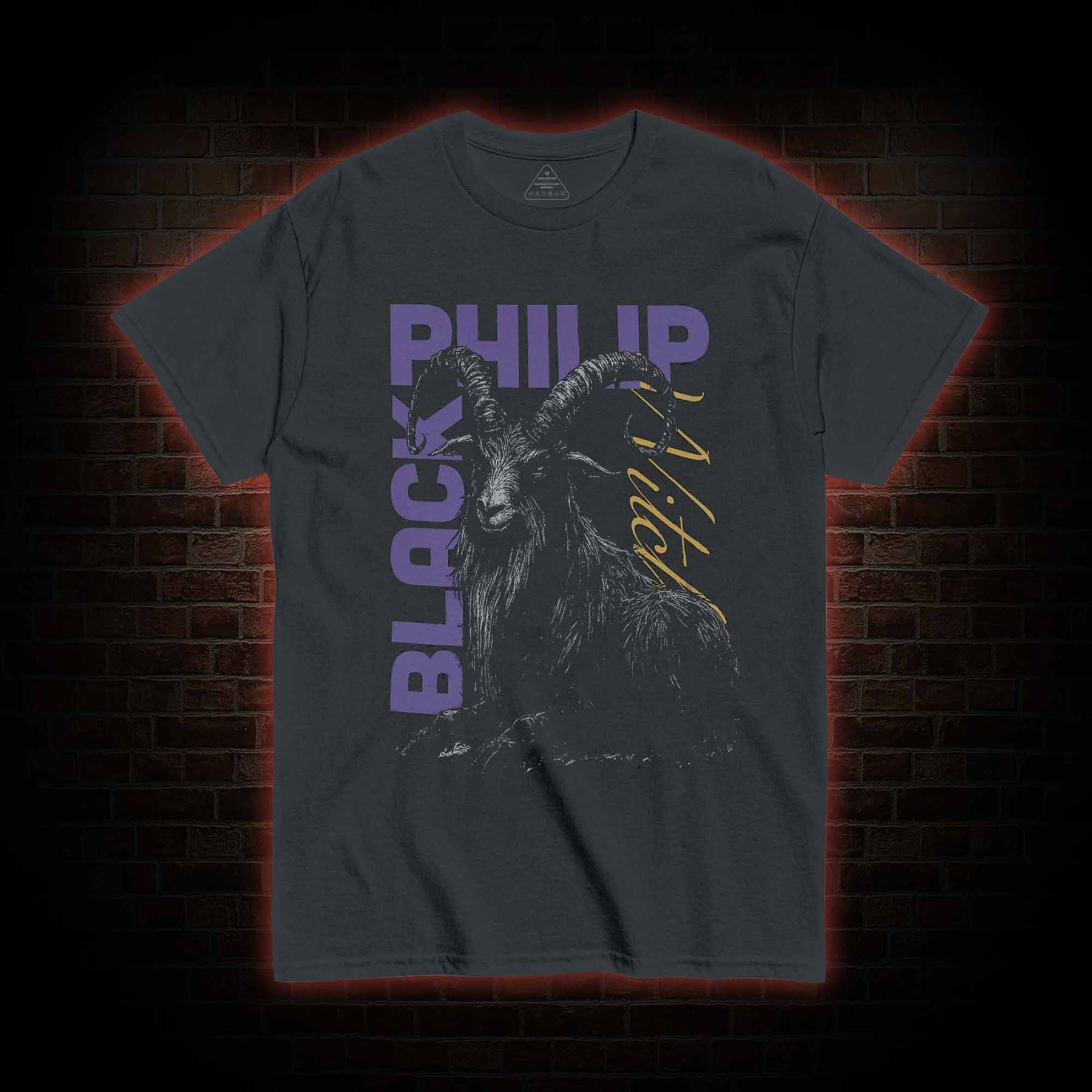 Black Philip Witch Goat T-shirt