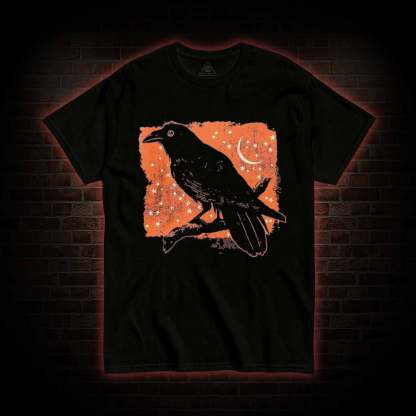 Crow On Branch T-shirt