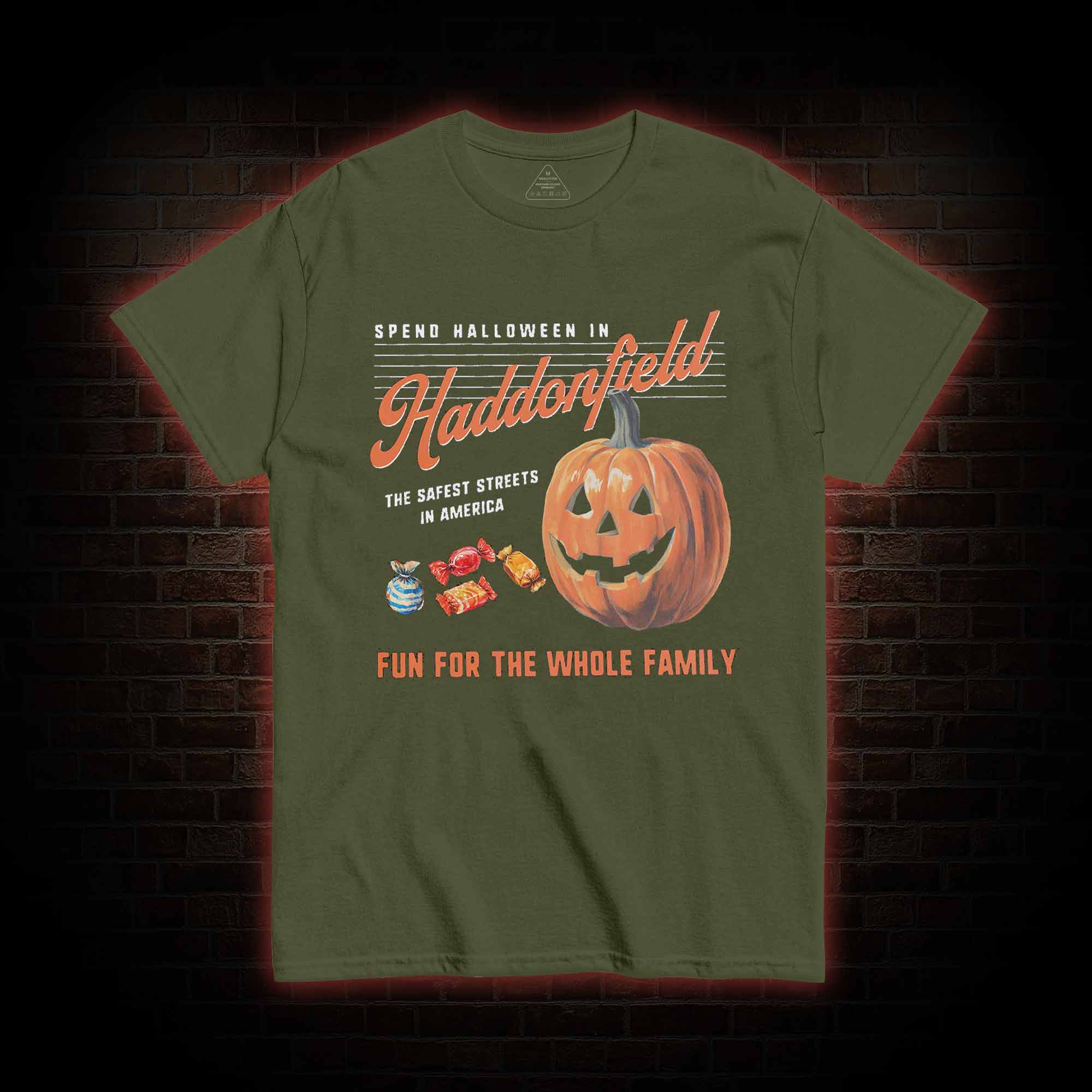 Spend Halloween in Haddonfield T-shirt