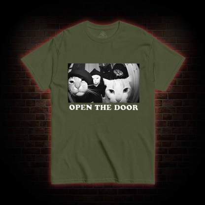 Cats Open Door T-shirt