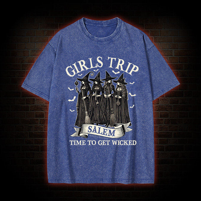 Girls Trip Salem Sweatshirt  Washed T-shirt