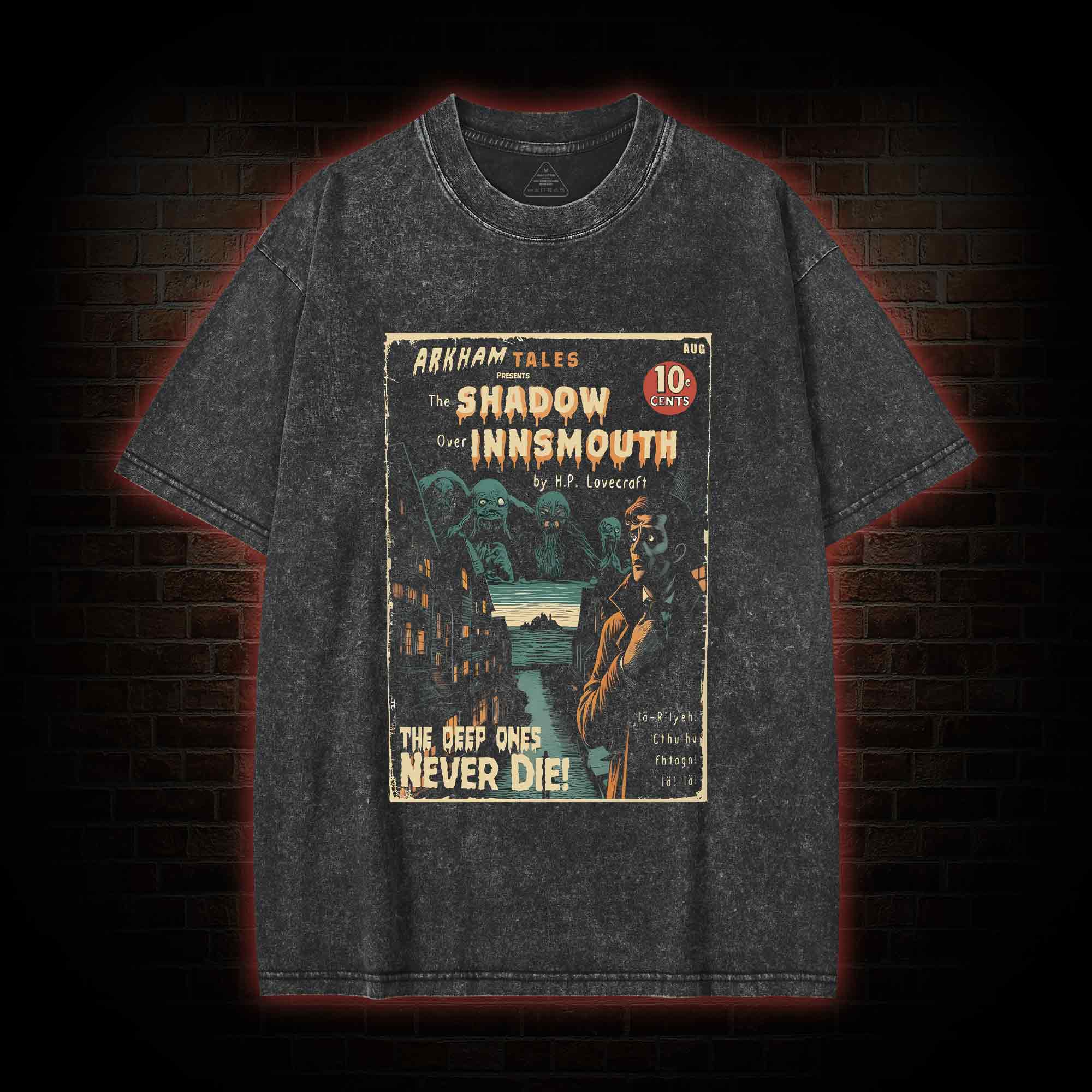 The Shadow Over Innsmouth Washed T-shirt