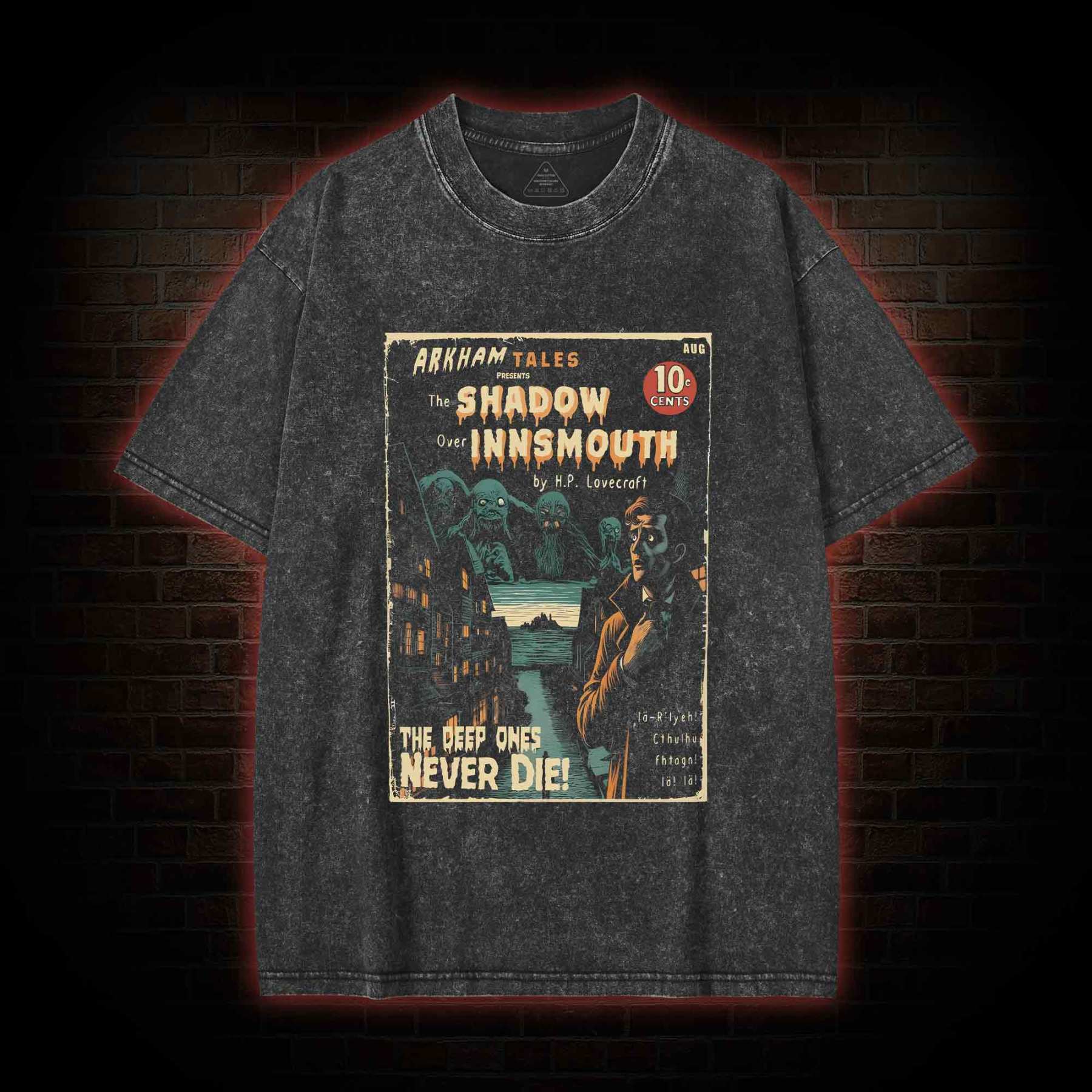 The Shadow Over Innsmouth Washed T-shirt