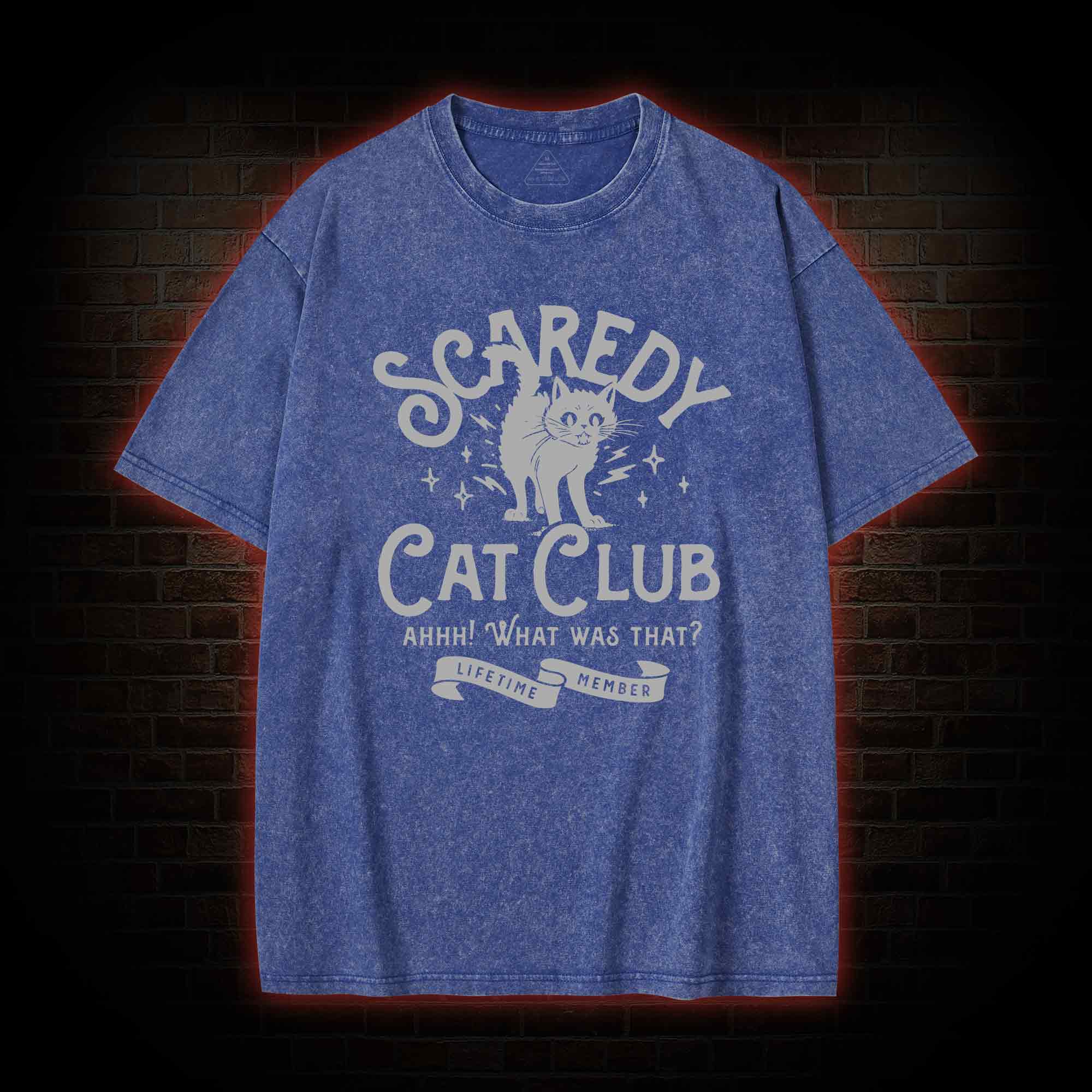 Scaredy Cat Club Washed T-shirt