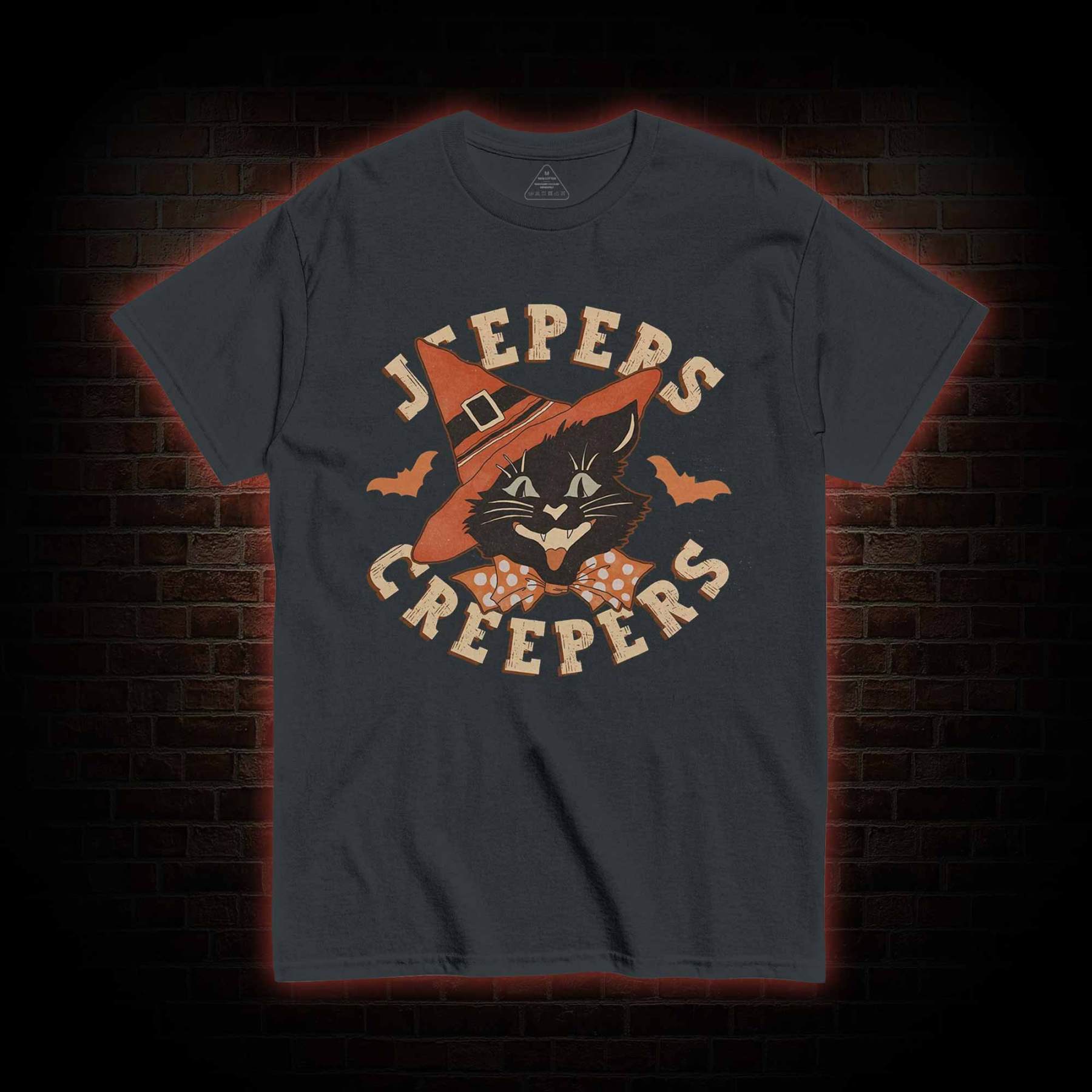 Halloween Black Cat T-shirt