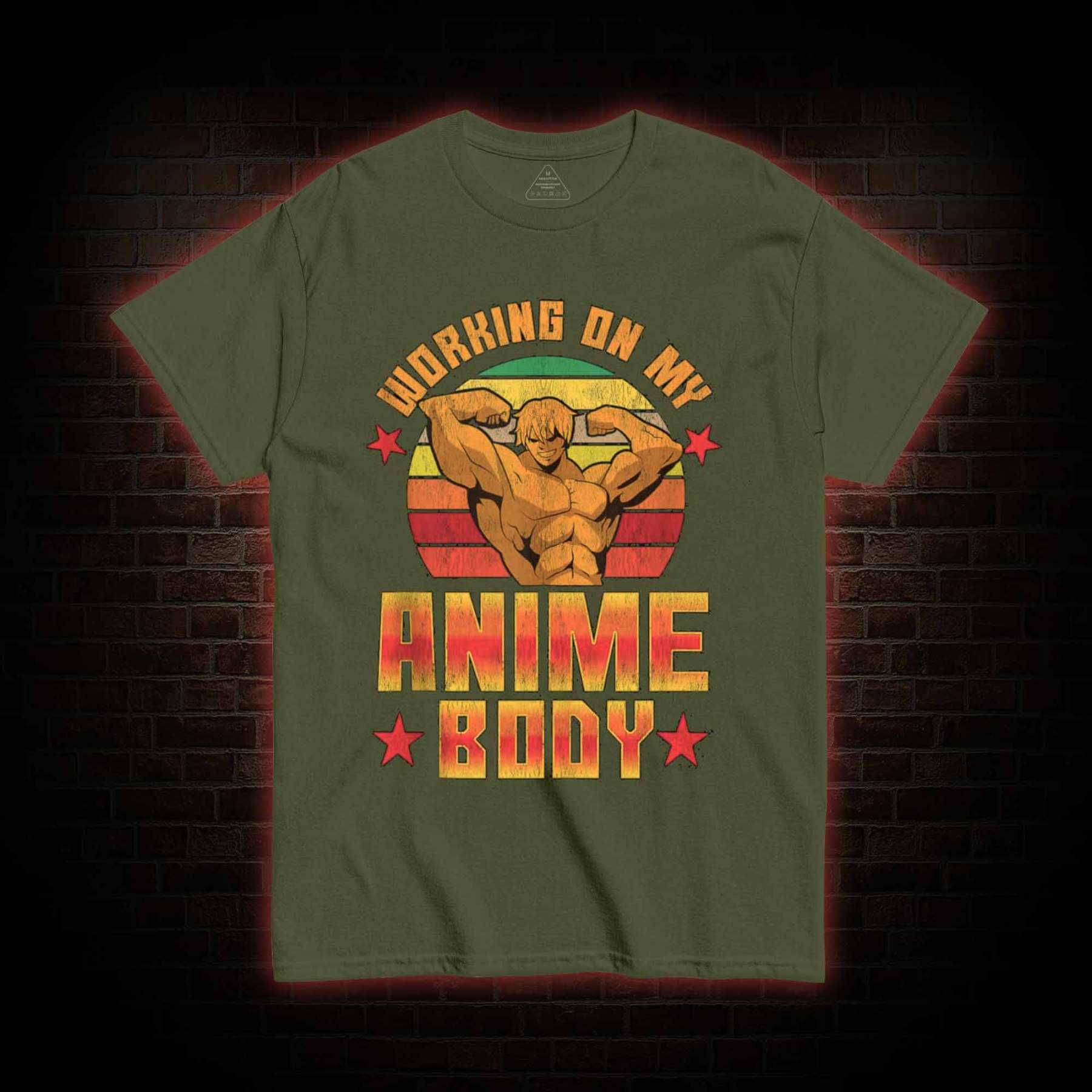 Working On My Anime Body T-shirt