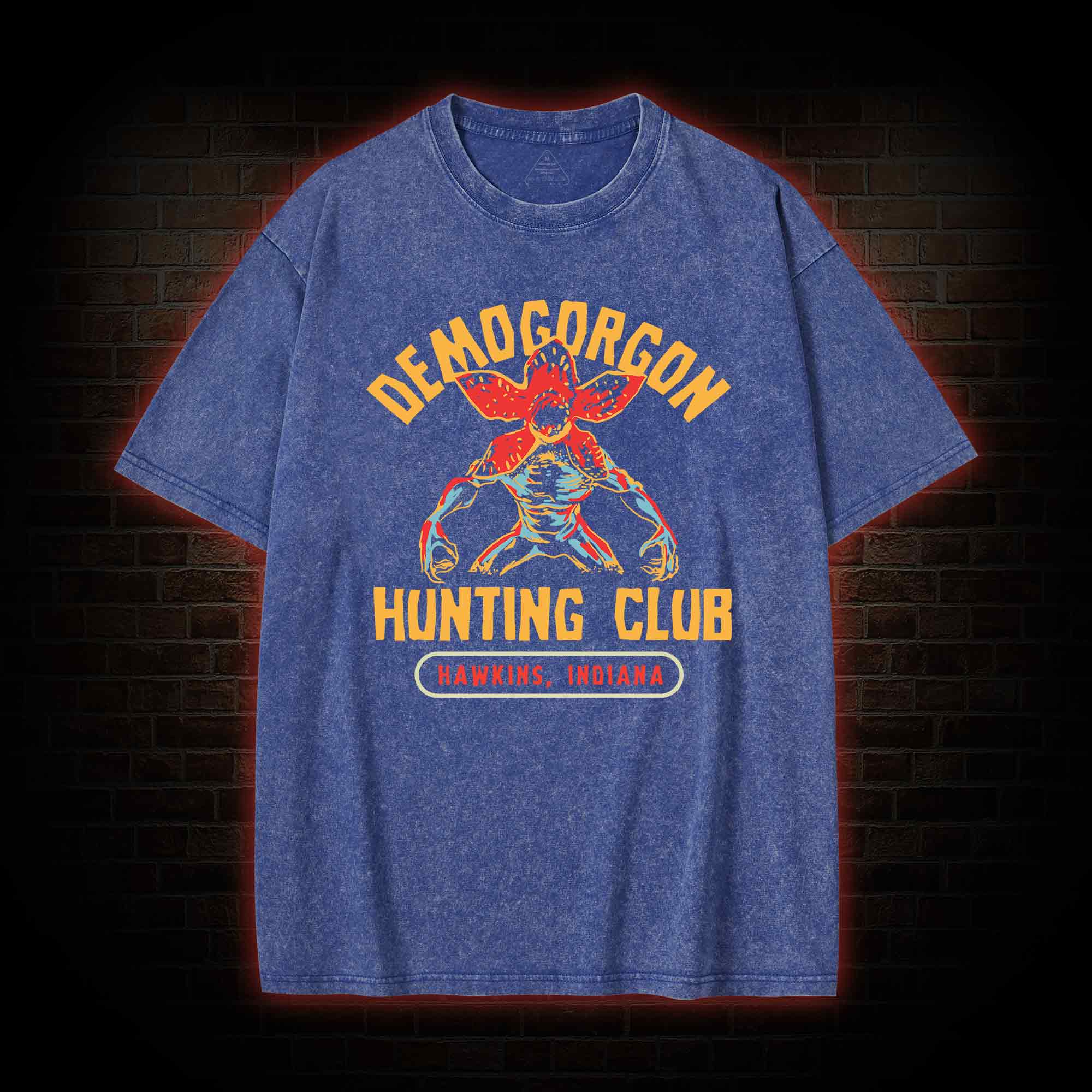 Demogorgon Hunting Club Washed T-shirt