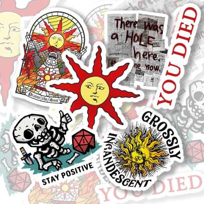 Game Sticker Pack Of 6