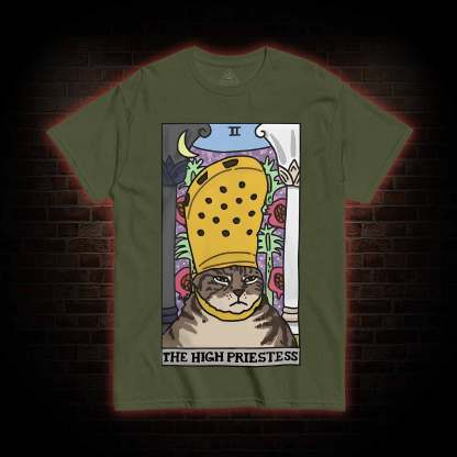 The High Priestess Cat T-shirt