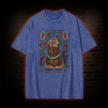 We View Life as a Circle Washed T-shirt