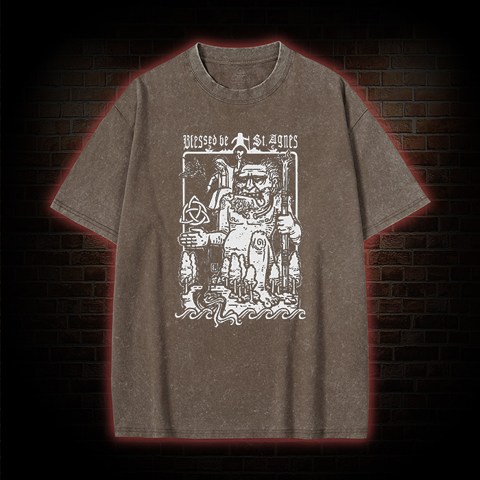 St. Agnes And The Bolster Washed T-shirt