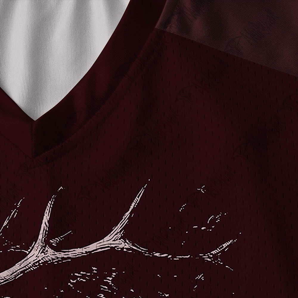 Wendigo Horror V-Neck Long Sleeve Jersey