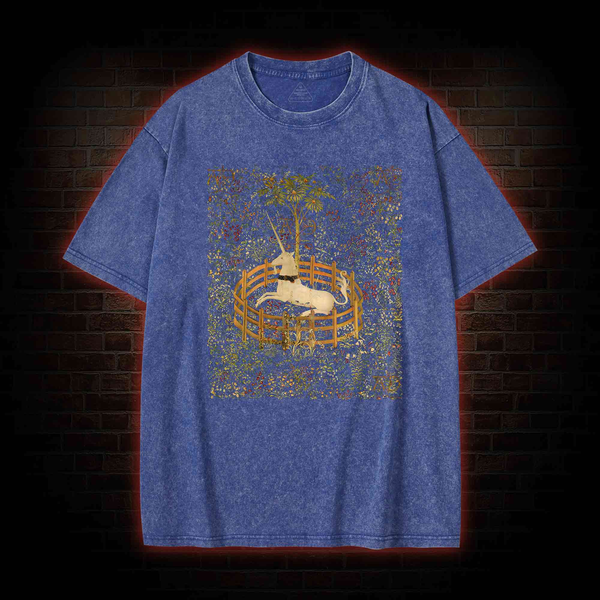 Unicorn in Captivity Washed T-shirt