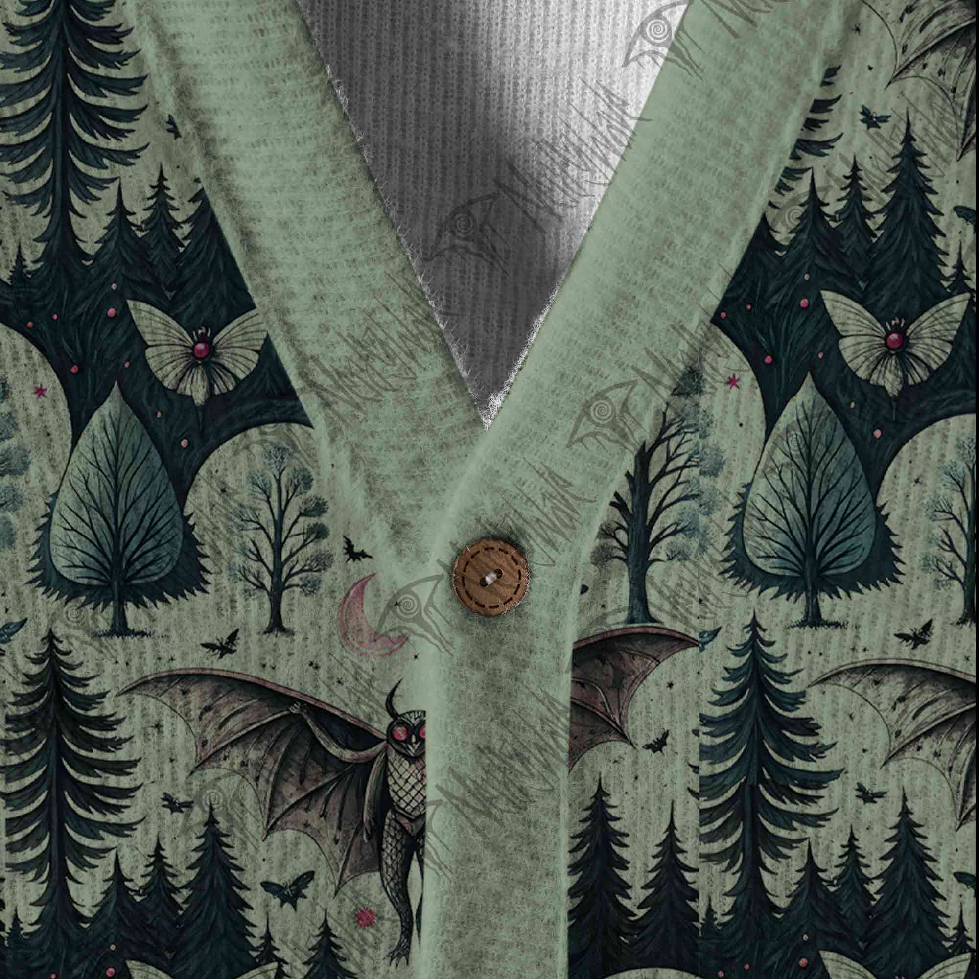 Home of the Mothman Cardigan Sweater