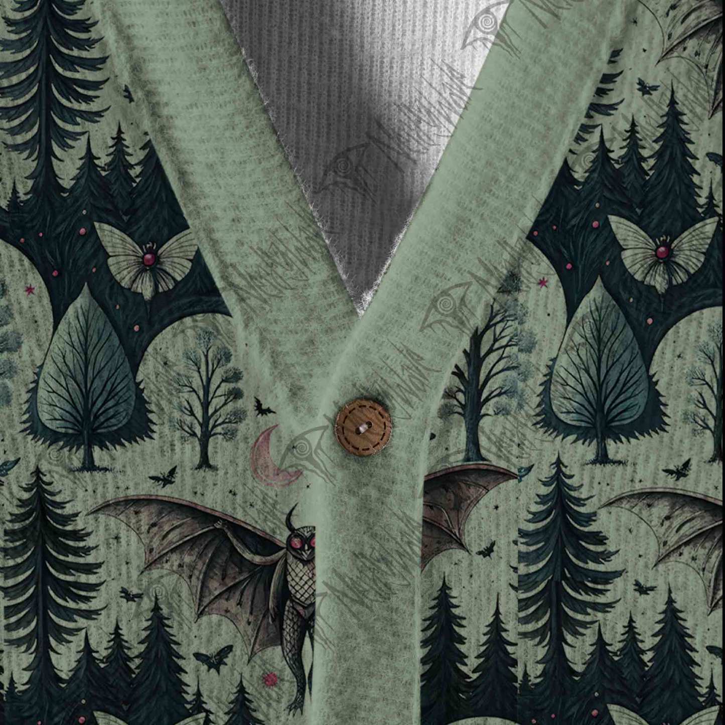 Home of the Mothman Cardigan Sweater