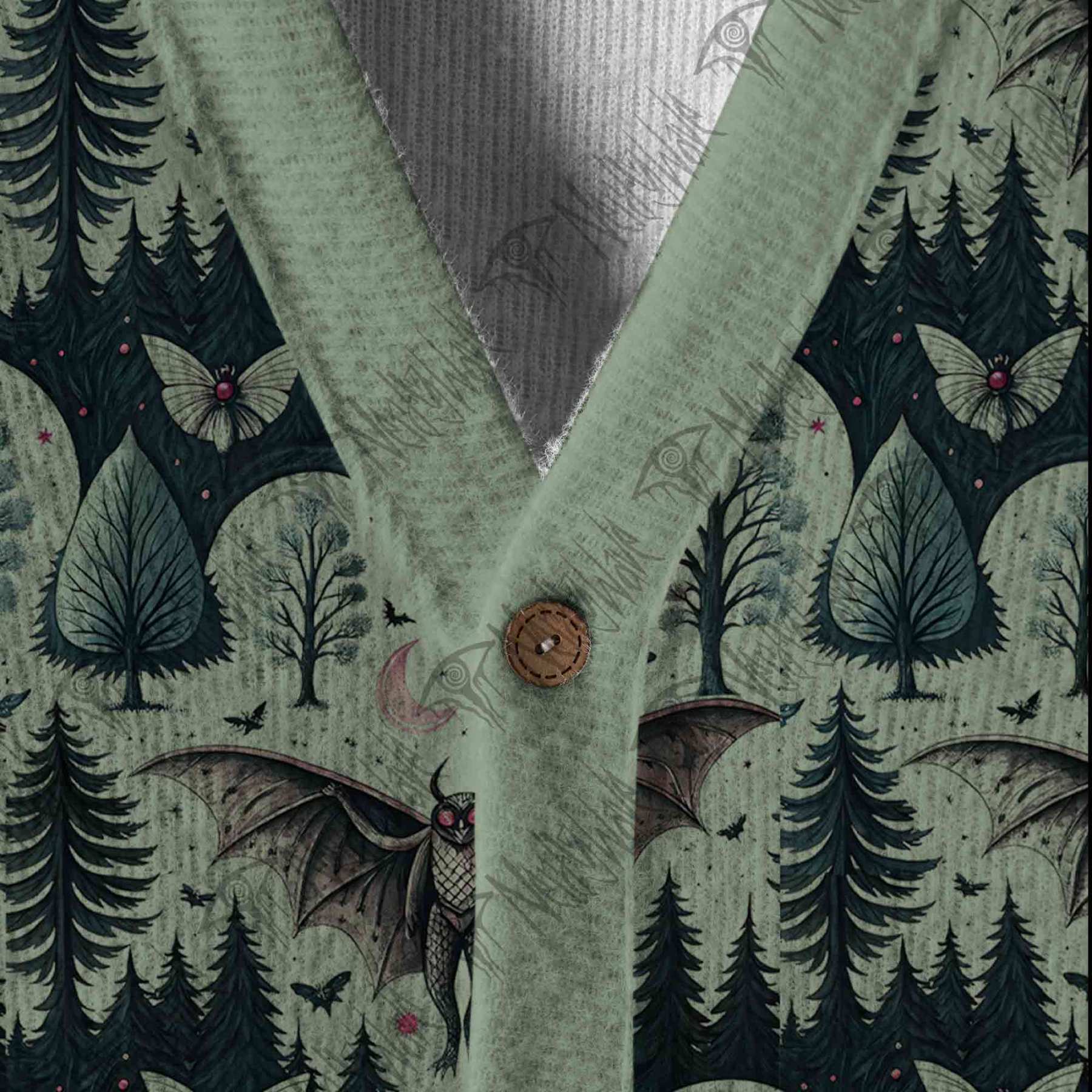 Home of the Mothman Cardigan Sweater