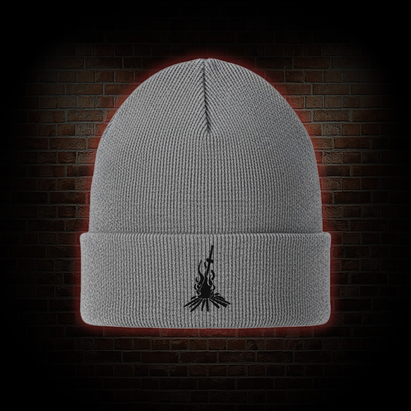 Bonfire Embroidered Beanie