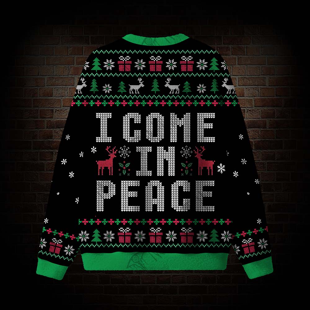 I Come in Peace Ugly Sweatshirts