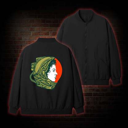 Retro Style Alien Pilot Jacket