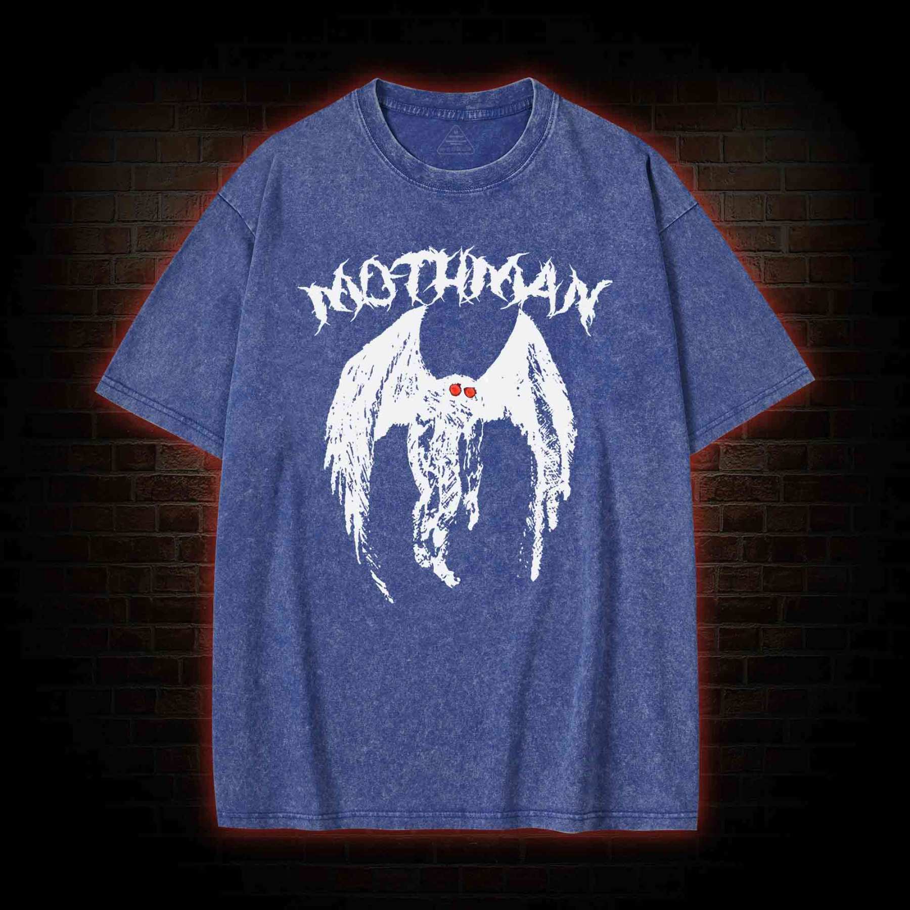 Spooky Mothman Washed T-shirt